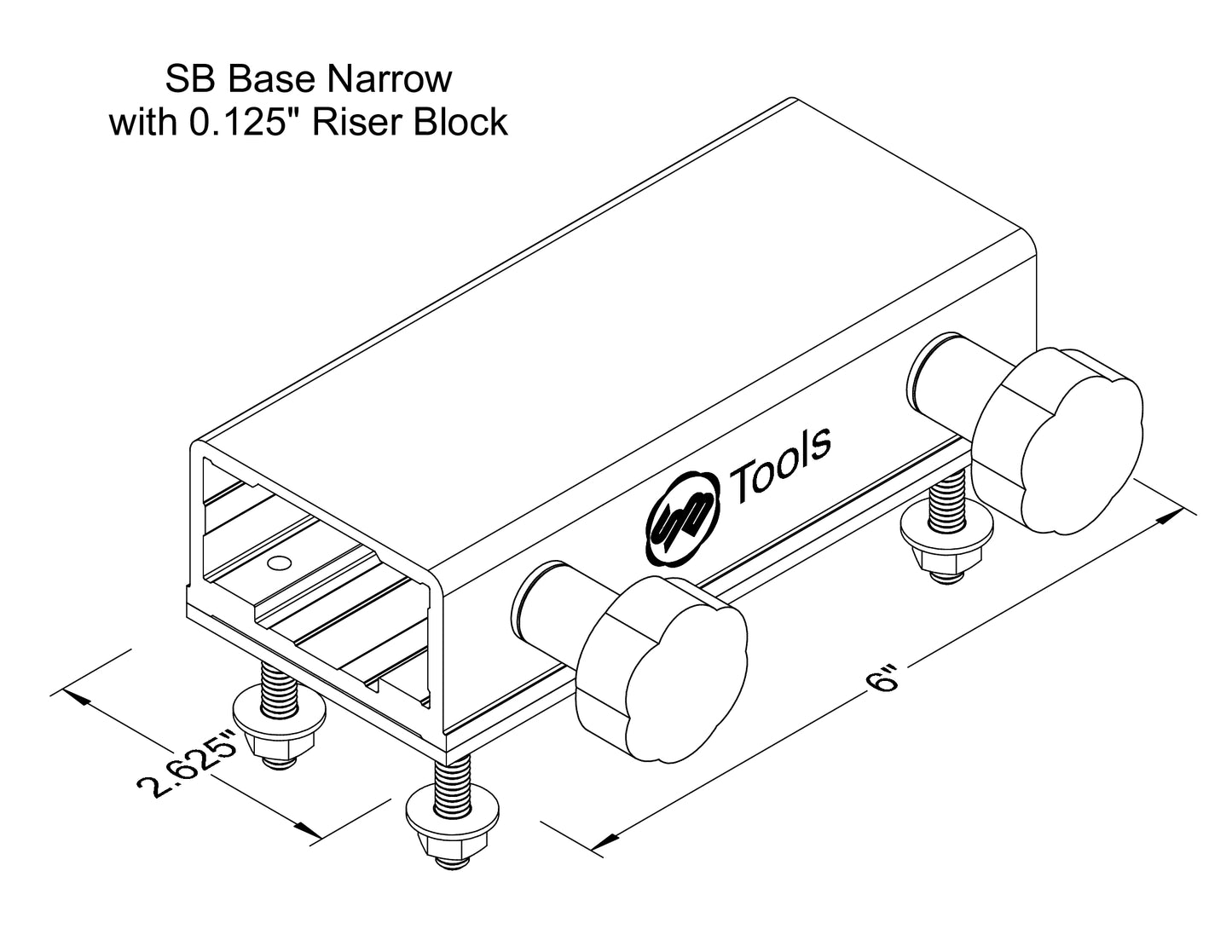 UGP Narrow Base Riser Block