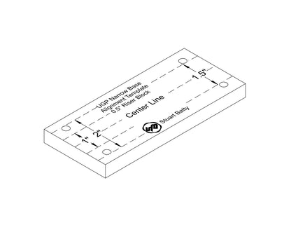 Narrow UGP Base - No Connector or Platform Included